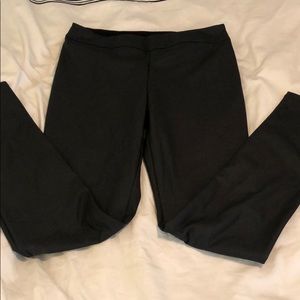 Faux Leather Leggings with side zipper